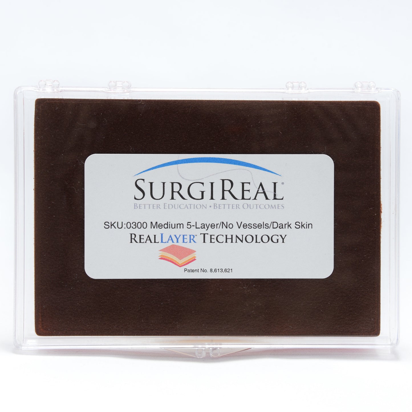 Medium 5layer Realsuture Suture Pad No Vessels Dark Skin - Erler Zimmer
