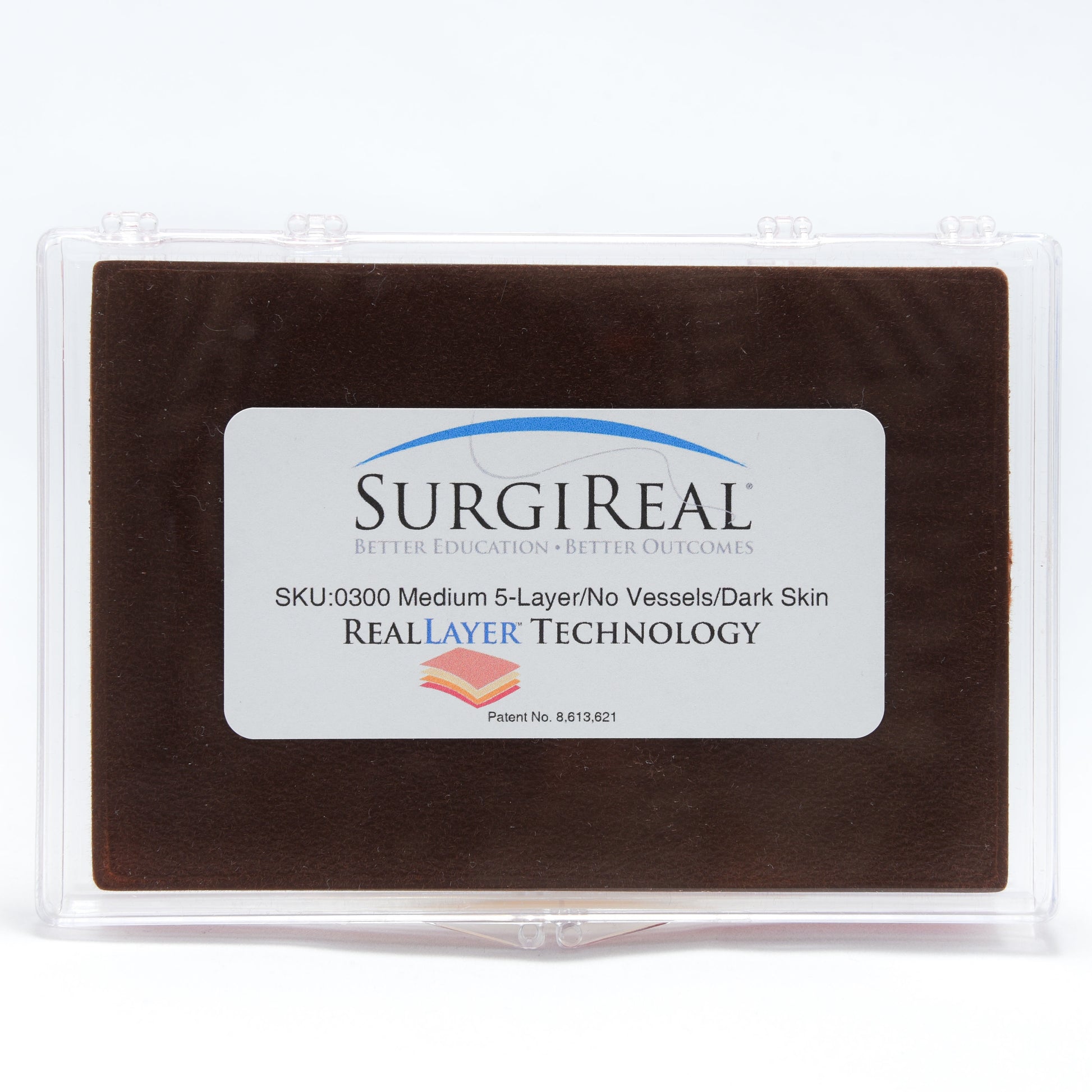 Medium 5layer Realsuture Suture Pad No Vessels Dark Skin - Erler Zimmer