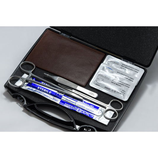 Suture Training Kit With Medium 5-Layer Realsuture Suture Pad No Vessels Dark Skin - Erler Zimmer