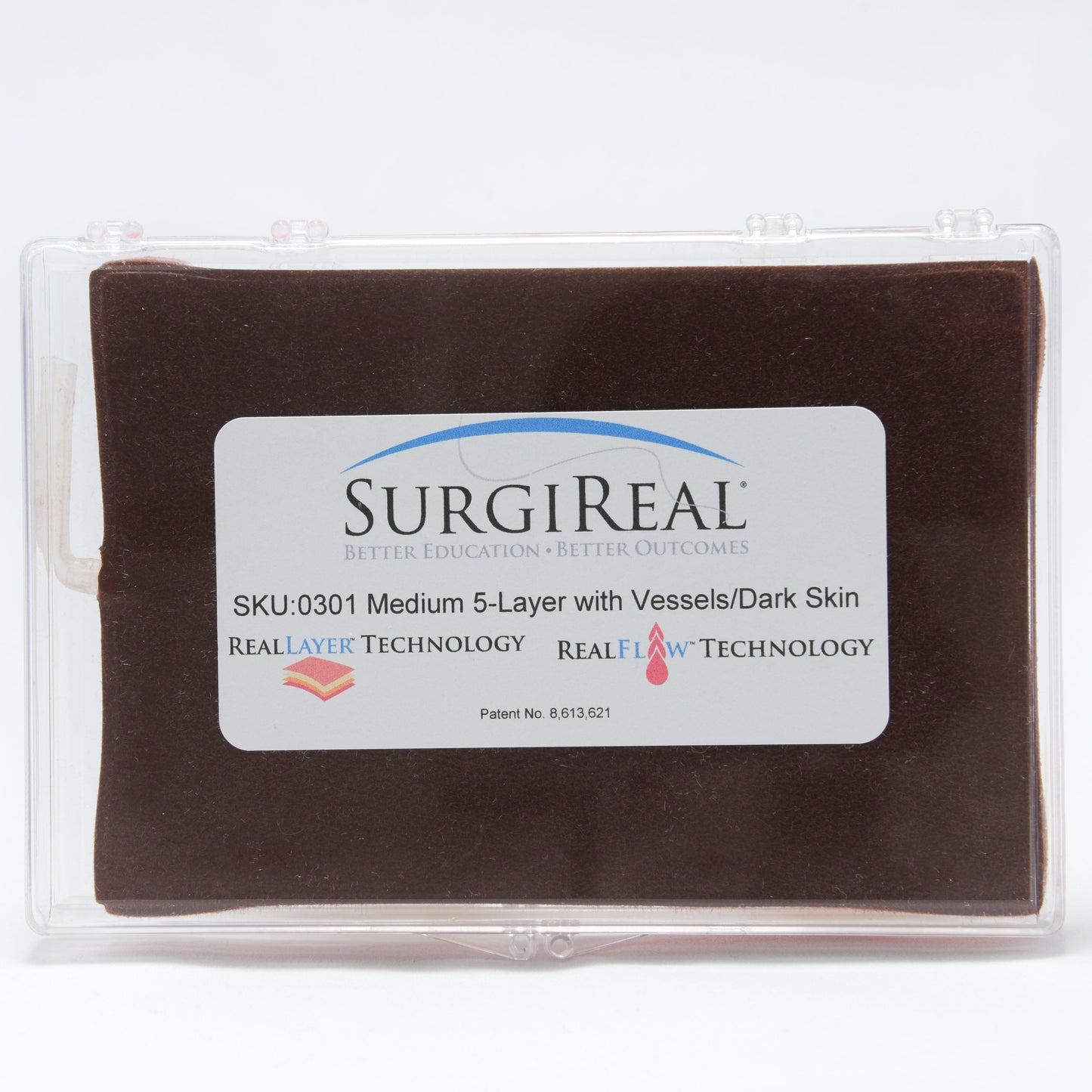 Medium 5layer Realsuture Realflow Suture Pad Dark Skin - Erler Zimmer
