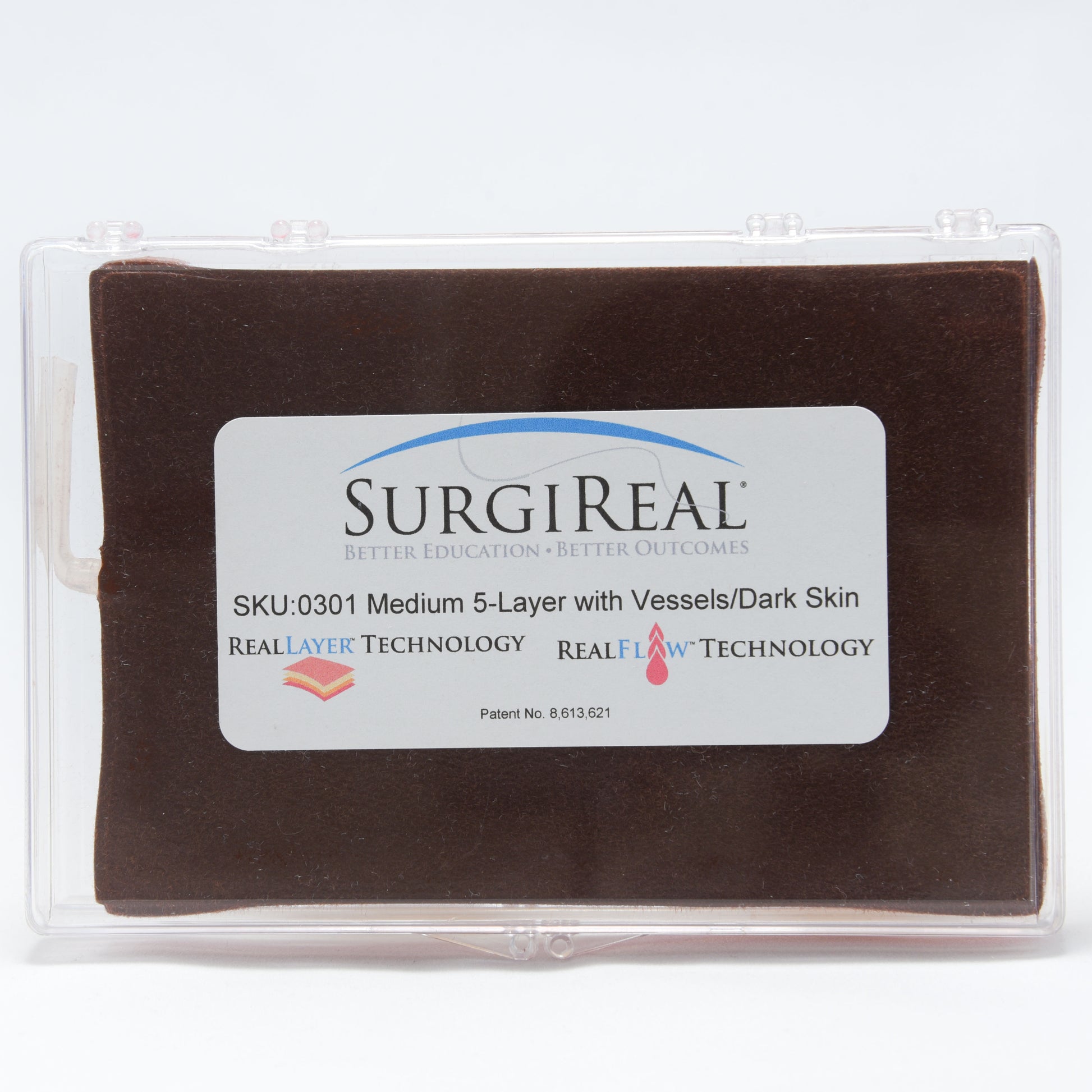 Medium 5layer Realsuture Realflow Suture Pad Dark Skin - Erler Zimmer