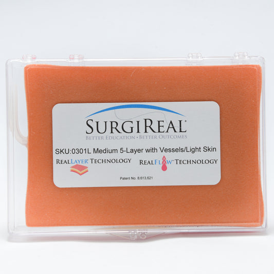 Medium 5layer Realsuture Realflow Suture Pad Light Skin - Erler Zimmer