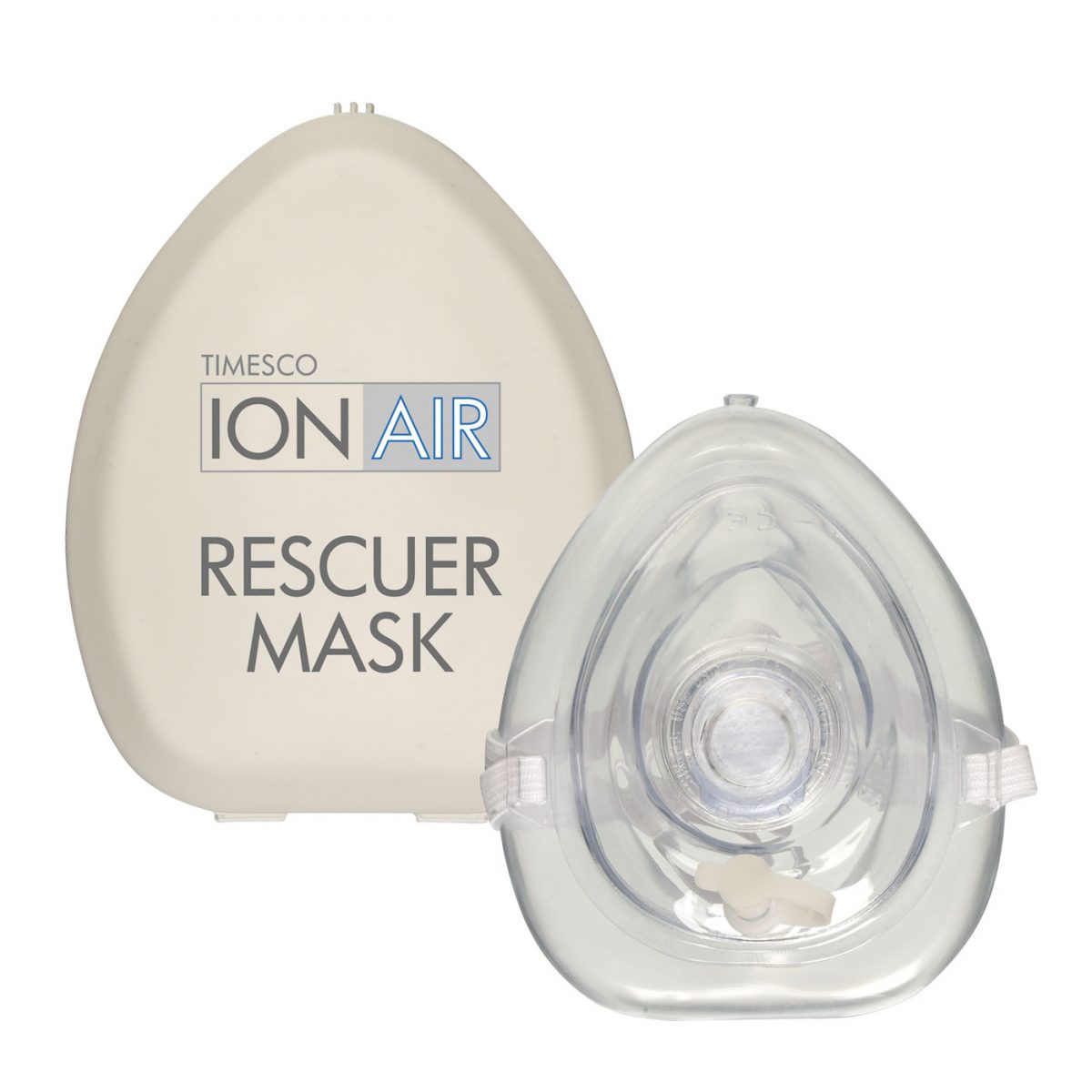 ION-AIR Pocket Mask With Valve & 02 Port - Timesco