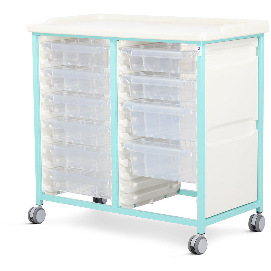 Caretray Trolleys and Racks - Tray Trolley - Standard Level - Double C ...