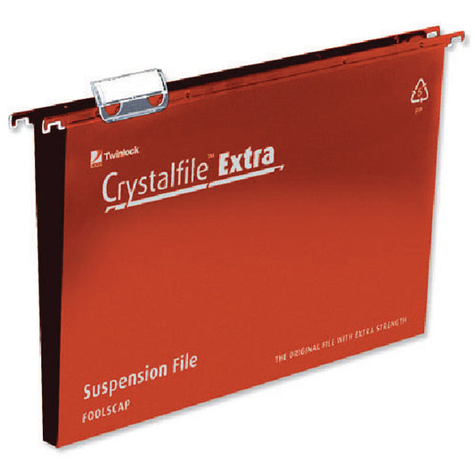 C/File Extra Sus Fc 30mm Rd Pk25 70632 - Rexel Crystalfile
