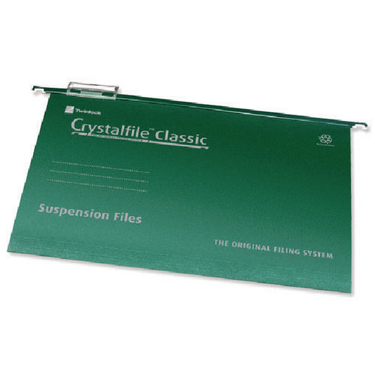 C/File Classic Fc Std Green Pk50 78046 - Rexel Crystalfile