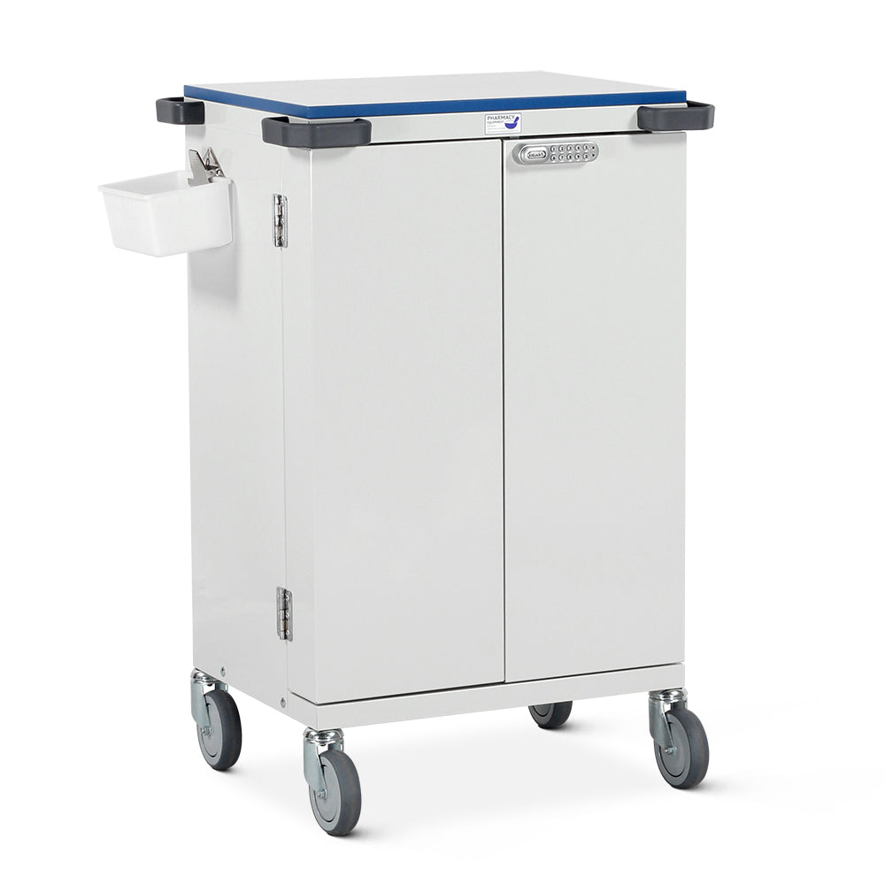 Unit Dosage Trolley - Double Door - Roll Type Puch Pack - 24 Trays - Electronic Push Button Lock - Bristol Maid