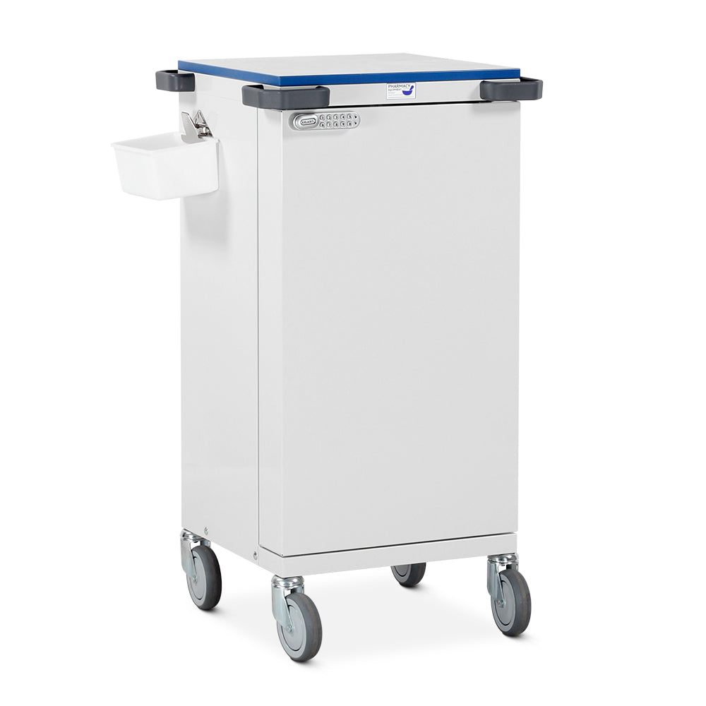 Unit Dosage Trolley - Single Door - Biodose - 46 Trays - Electronic Push Button Lock - Bristol Maid