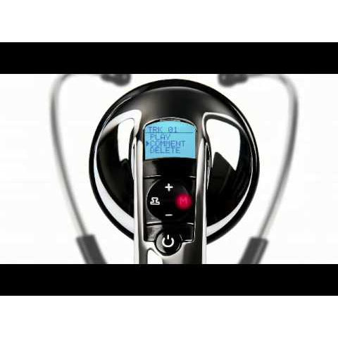 Littmann 3200 Electronic 12 Track Stethoscope: Burgundy 3200BU12