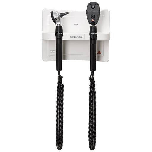 HEINE EN200 Wall Diagnostic Station - With BETA200 F.O Otoscope & BETA200 Ophthalmoscope
