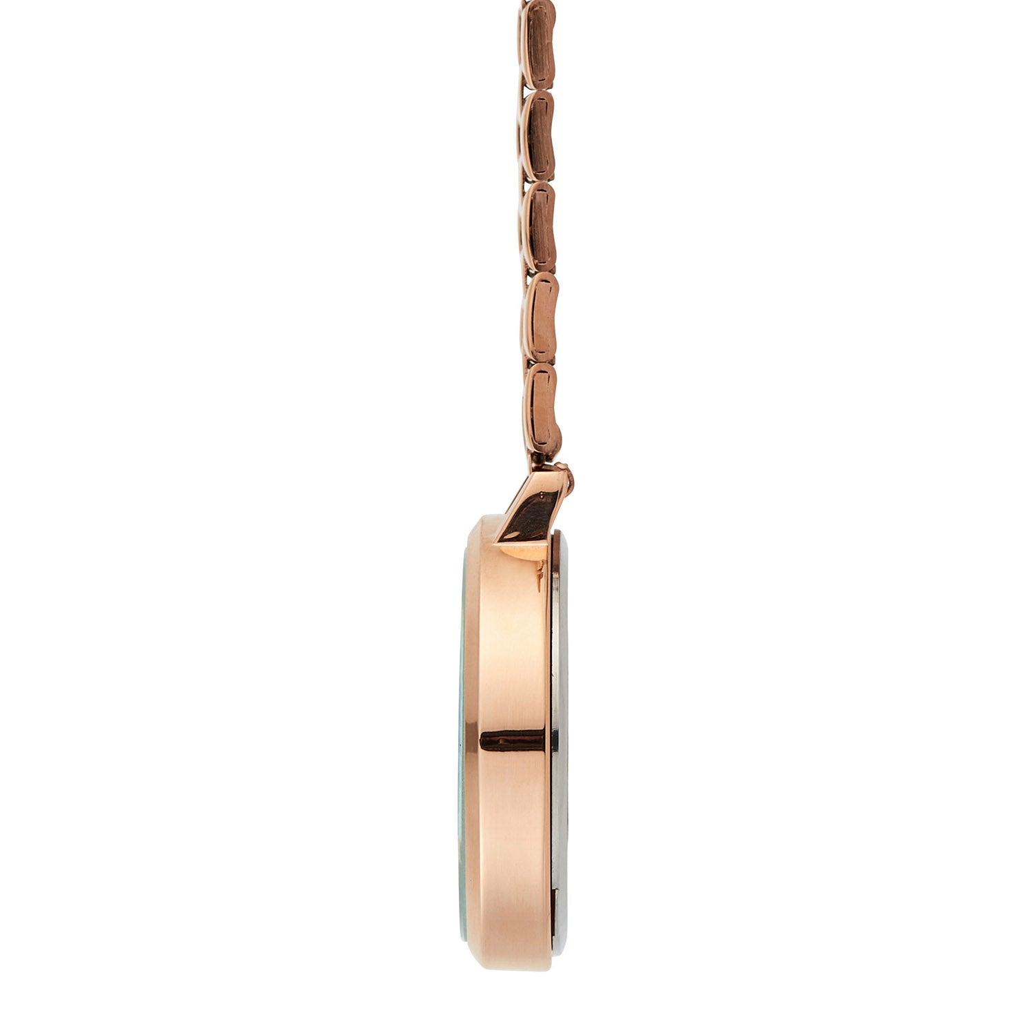 Annie Apple Nurses Fob Watch - Meraki - Pearl/Rose Gold - Link - 35mm - Annie Apple