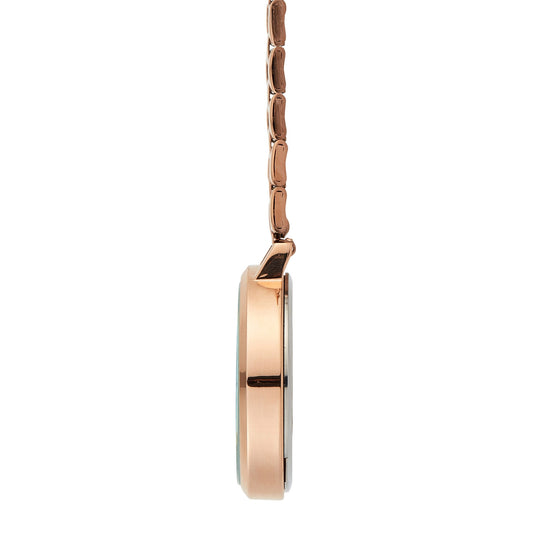 Annie Apple Nurses Fob Watch - Meraki - Pearl/Rose Gold - Link - 35mm - Annie Apple