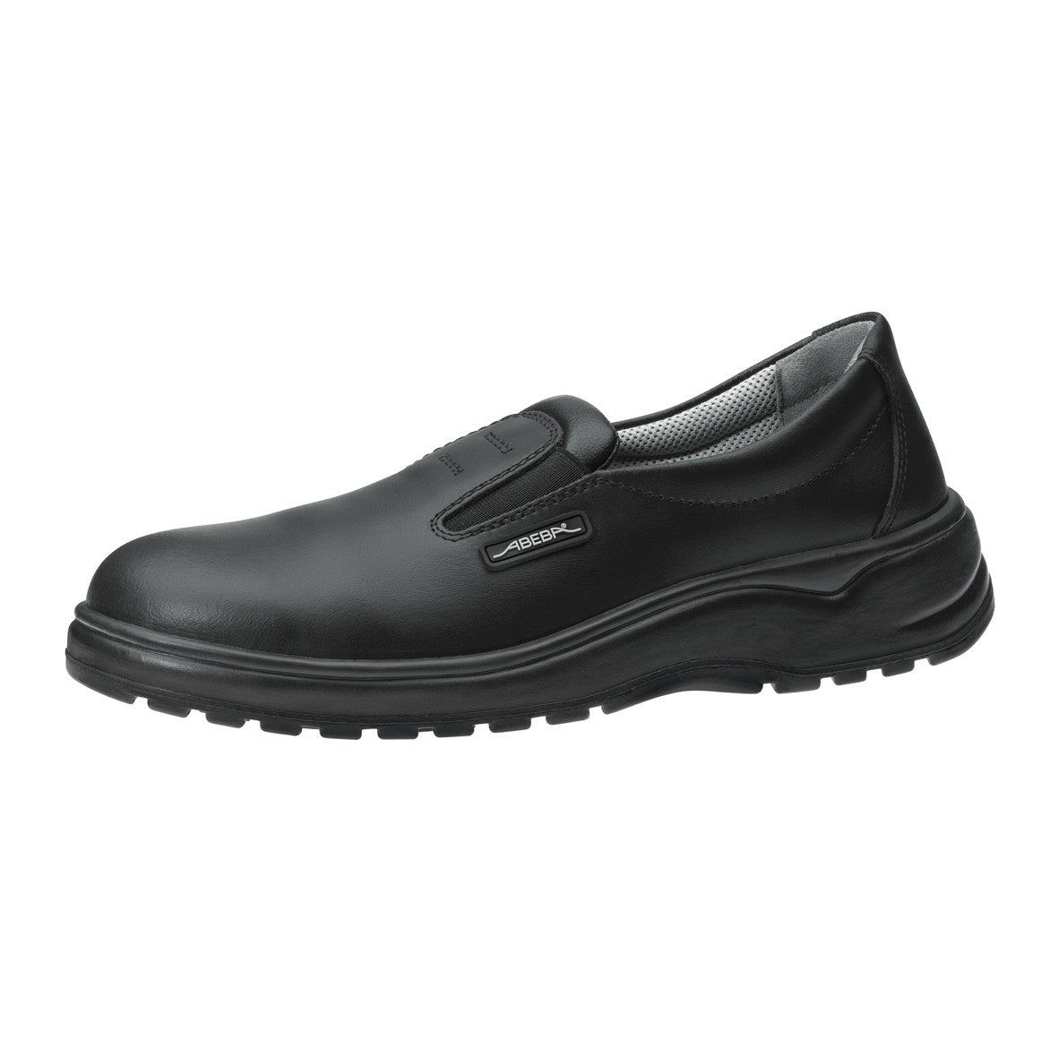 Occupational shoes light Loafer - Black Smooth Leather