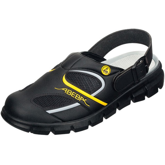 Abeba Dynamic A-Micro Medical Shoes with Breathable Inlay - Black/Yellow - Size 4