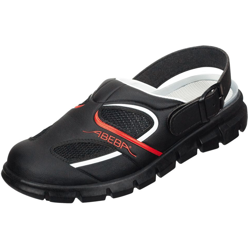Abeba Dynamic A-Micro Medical Shoes with Breathable Inlay - Black/Red-9 - Abeba