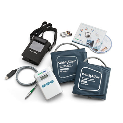Welch Allyn 7100 Ambulatory Blood Pressure Monitor with CardioPerfect Software & Free Cuff Set