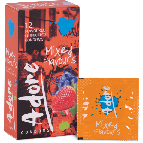 Adore Flavoured Condoms - Pasante