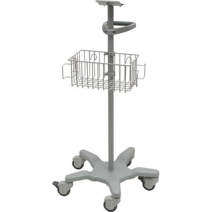 Huntleigh GCX roll stand (c/w integrated storage basket & 5 castors) (Requires ACC-VSM-288 also) - Huntleigh