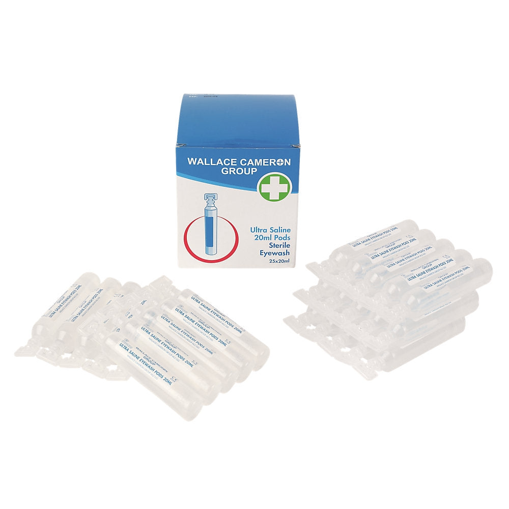 20ml Astroplast Sterile Saline Eyewash Pods - Box of 25 - Wallace Cameron