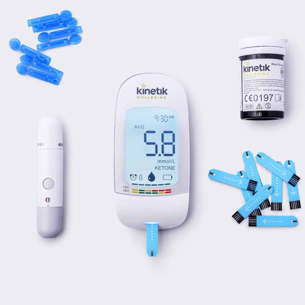 Kinetik Wellbeing Blood Glucose Monitoring System - Kinetik Wellbeing