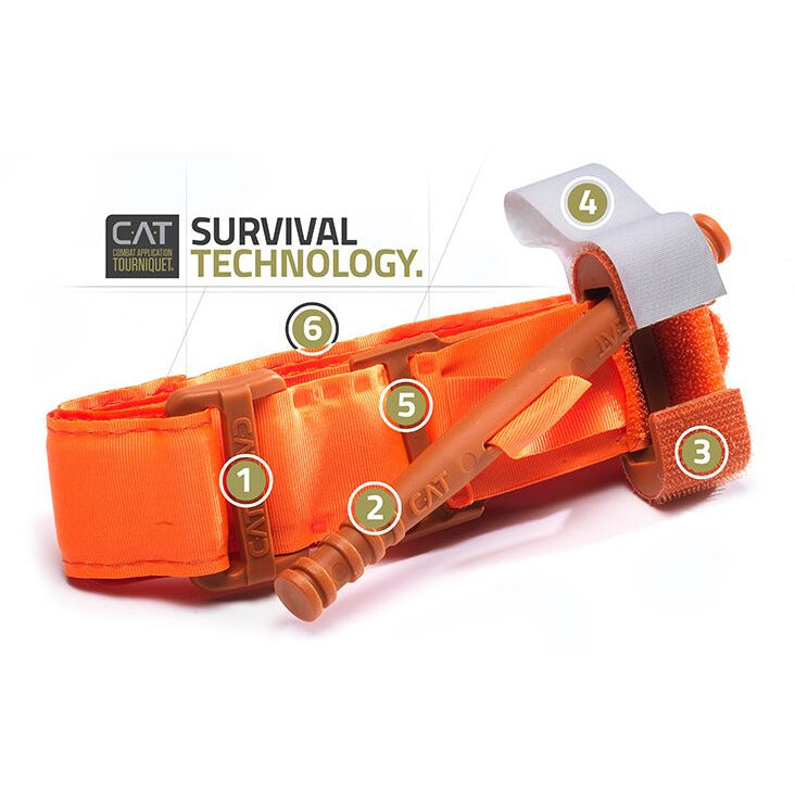 Combat Application Tourniquet (CAT) GEN 7 - Orange – Medisave UK
