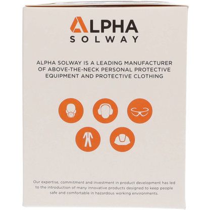 FFP3 Face Mask - Alpha Solway - Large - Box of 20 - Alpha Solway