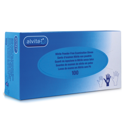 Nitrile Gloves Small - x100 [EN455 Medical Grade] - Alvita