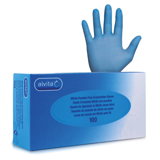 Nitrile Gloves Small - x100 [EN455 Medical Grade] - Alvita