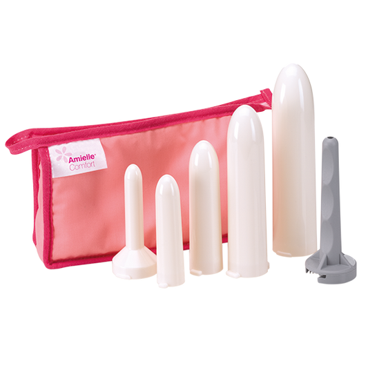 Amielle Care Vaginal Dilators 4 Cones 1 Handle 1 Bag