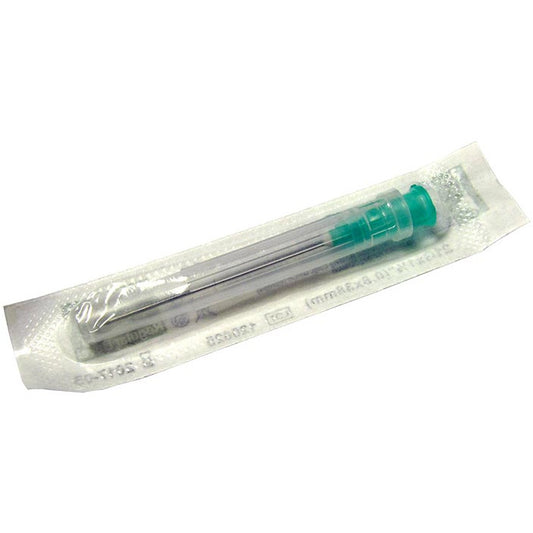 Terumo AGANI Needle 21G Green x 1.5" x 100