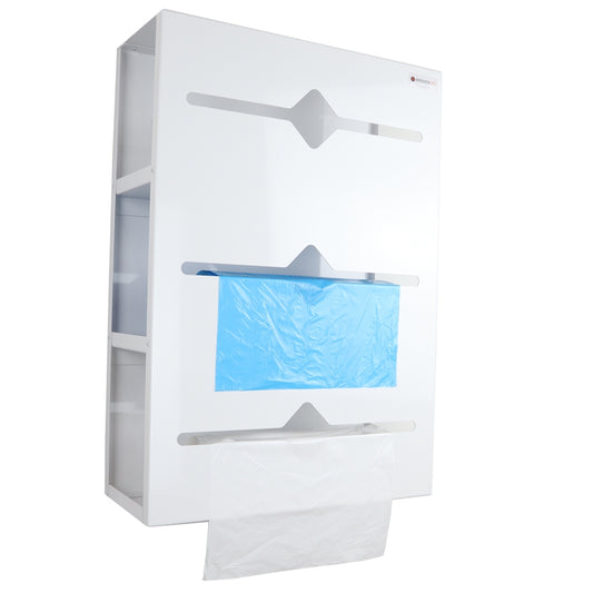 Roll Multi Apron Dispenser - Holds 3 Rolls - Aspiration Life