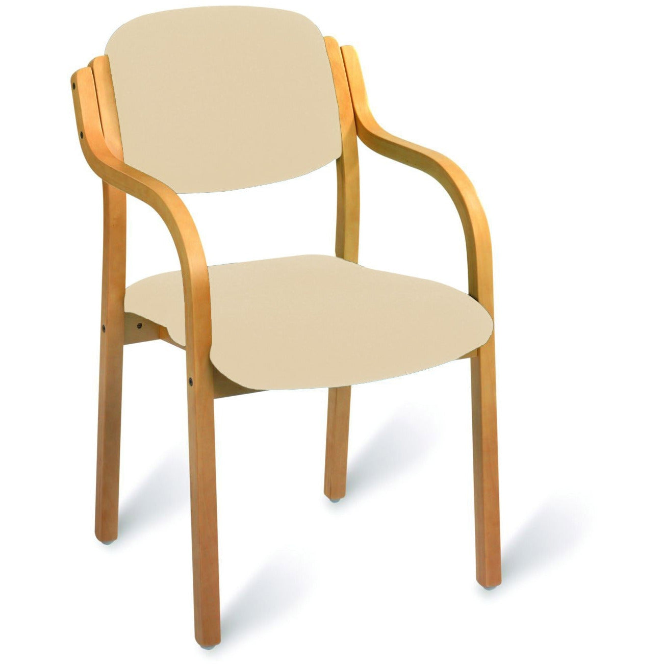 Bjorn Vinyl Upholstered Medical Waiting Room Chair Range - With Arms - 