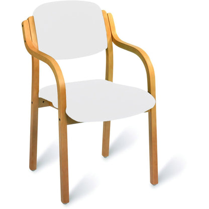 Bjorn Vinyl Upholstered Medical Waiting Room Chair Range - With Arms - 