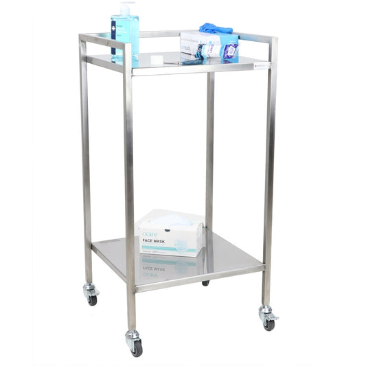 Stainless Steel Flex Dressing Trolley - 480mm Wide - Aspiration Life