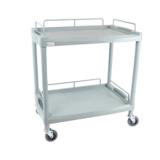 Handy Large Clinical Dressing Trolley - 2 Shelves - 