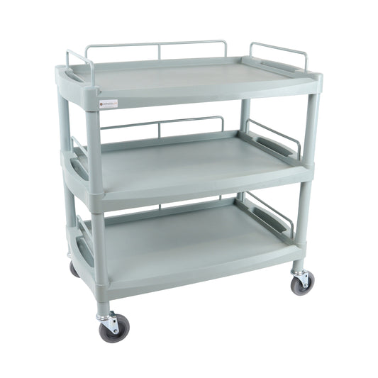 Handy Large Clinical Dressing Trolley - 3 Shelves - 