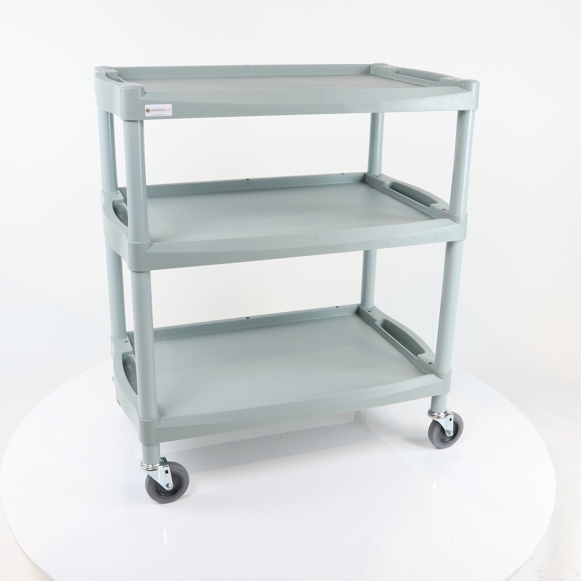 Handy Large Tall Clinical Dressing Trolley - Grey - Aspiration Life