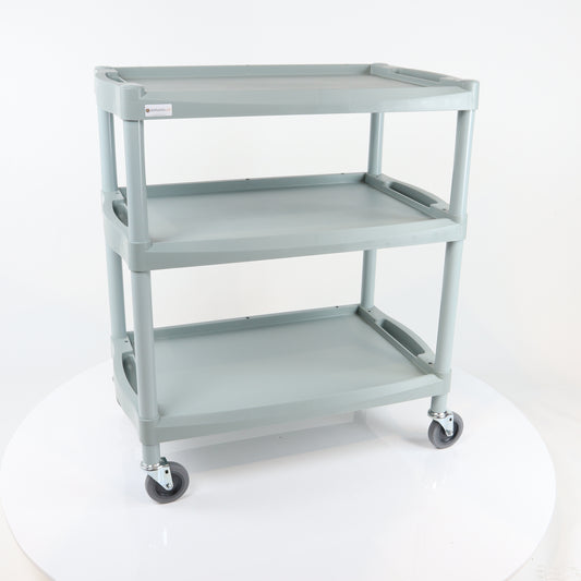 Handy Large Tall Clinical Dressing Trolley - Grey - Aspiration Life
