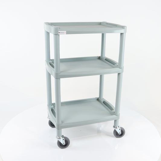 Handy Small Tall Clinical Dressing Trolley - Grey - Aspiration Life