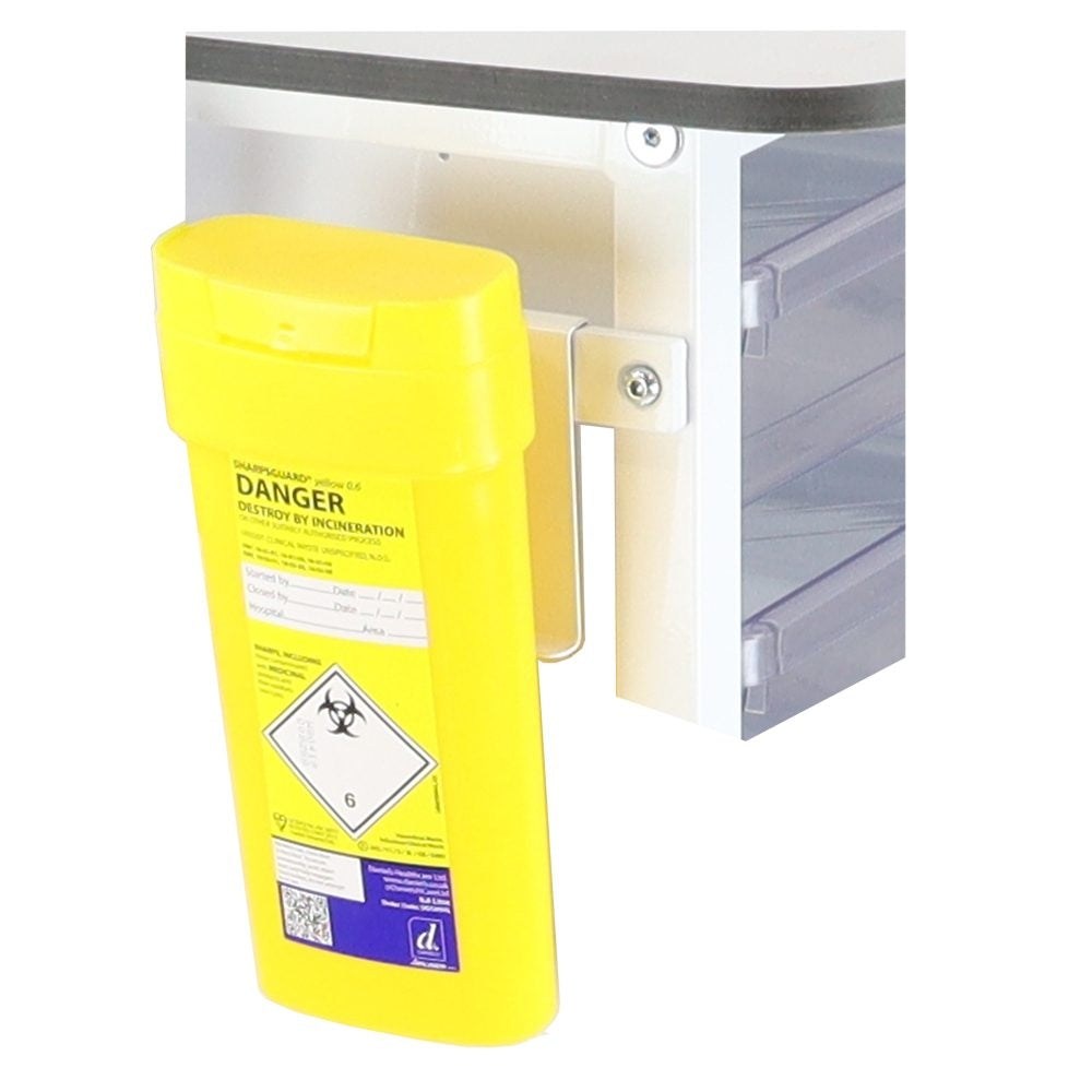 Sharps Bin Bracket For ATTEND Range Of Trolleys Medisave UK