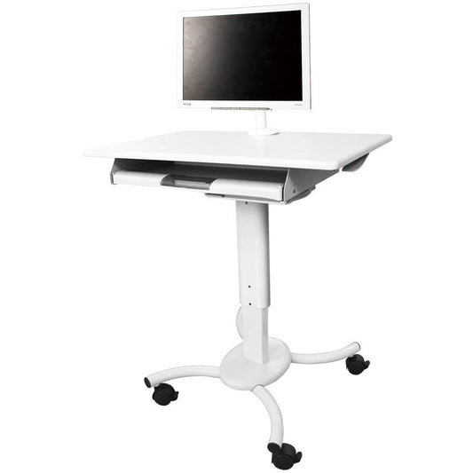 Signal Adjustable Height Monitor Trolley – Keyboard Storage - Discontinued