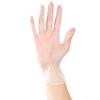 Aurelia Delight® 100 Clear Powder Free Vinyl Examination Gloves - Small (100)