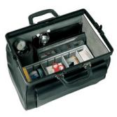 Bollmann Medistar Doctors Case: Black Polyester / Leather