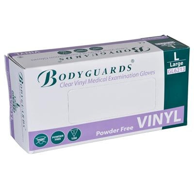 Pro-Glove - Vinyl - Non Sterile - Powder Free - Large - Box Of 100 - Medisave UK