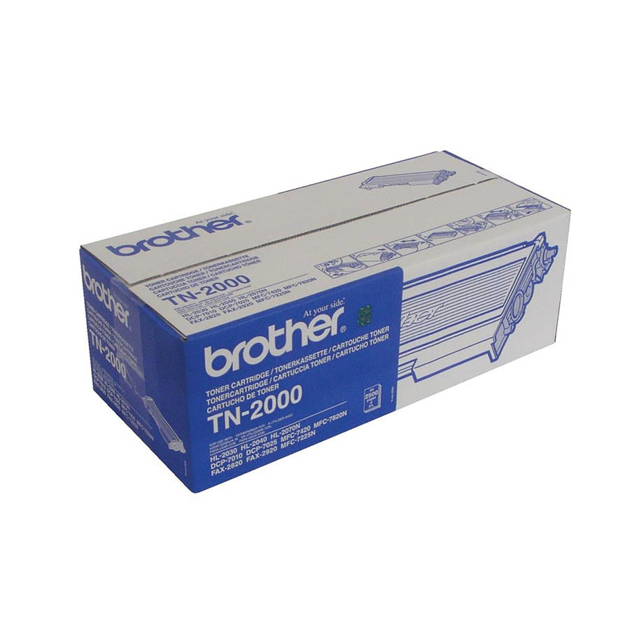 Brother HL-2030 Black Laser Toner Cartridge FAX2920 TN2000 - Brother
