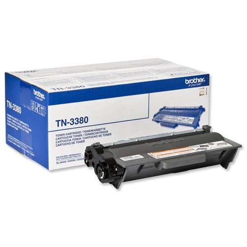 Brother TN-3380 Black Toner Cartridge High Capacity TN3380 - Brother