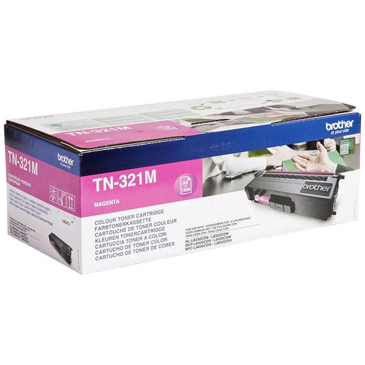 Brother Magenta Laser Toner Cartridge TN-321M - Brother