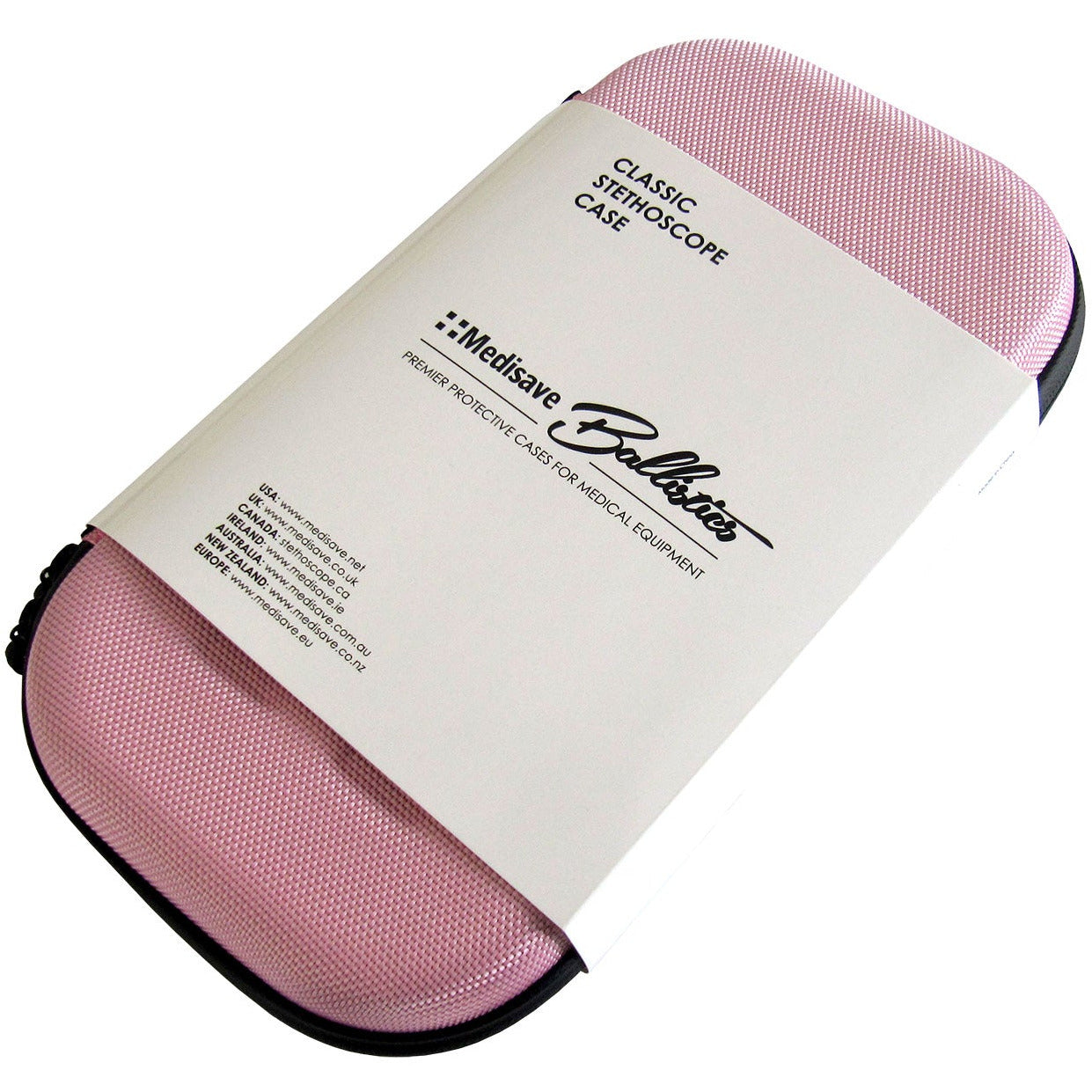 Medisave Ballistics Premium Classic Stethoscope Case - Baby Pink