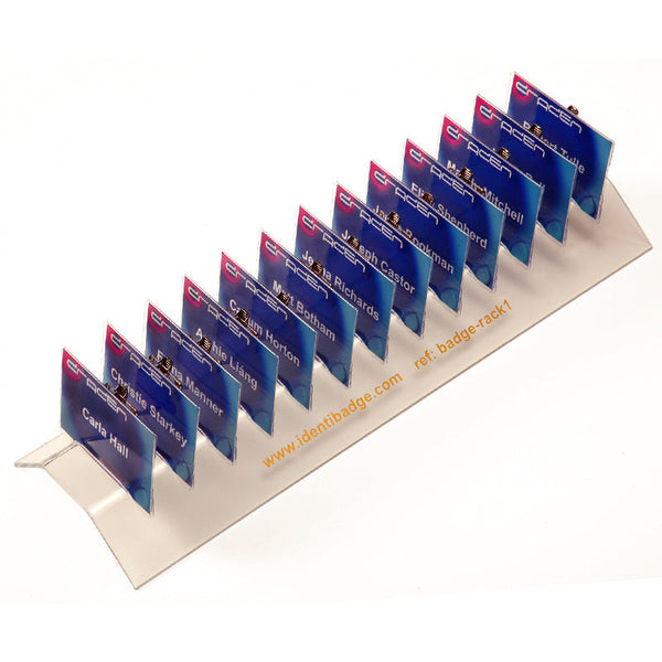 Badge Rack For 13 Badges