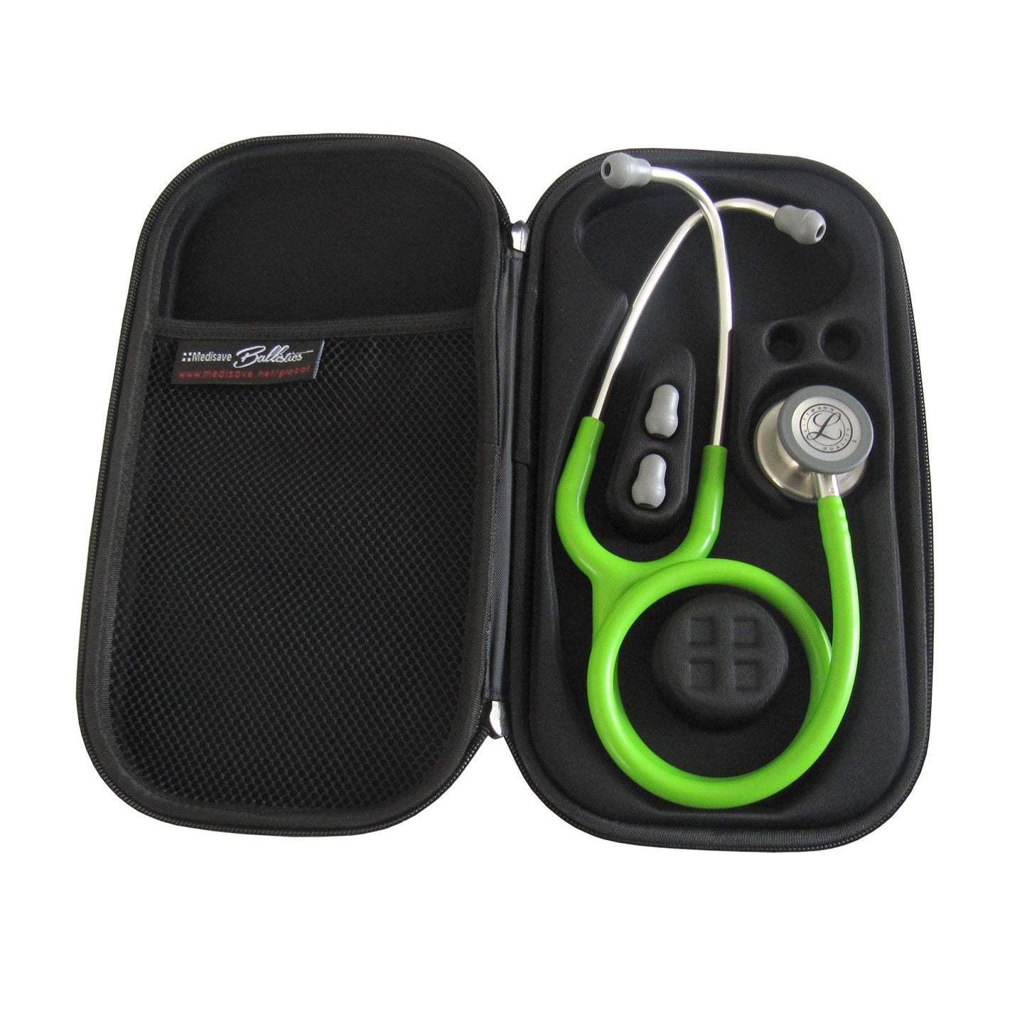 Medisave Ballistics Premium Classic Stethoscope Case - Red